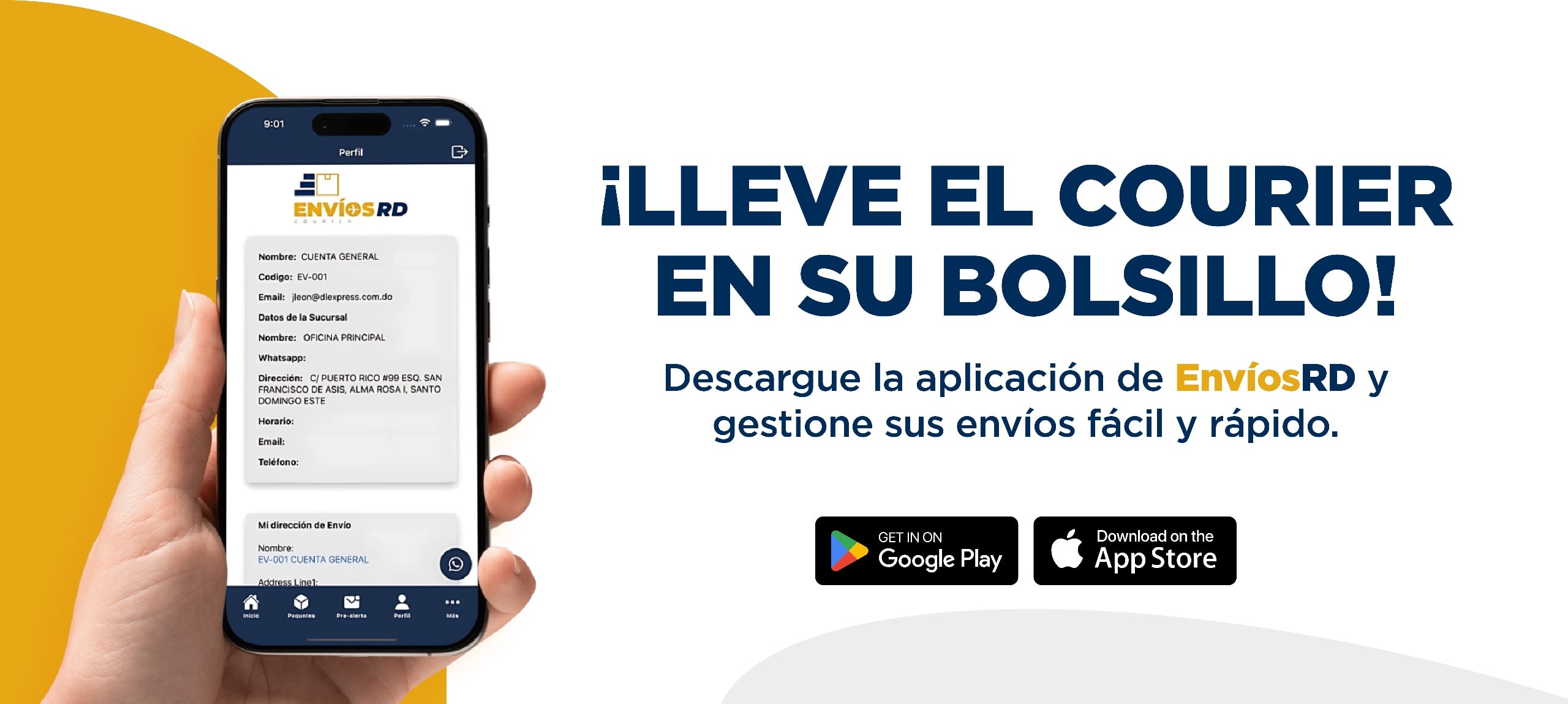 De 24 a 48 horas, tus paqutes llegan hasta tu puerta.